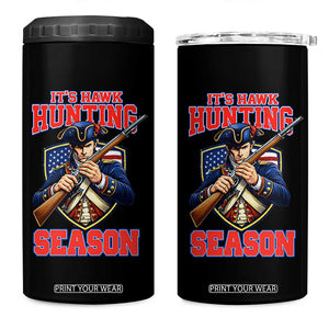 Funny New England Minutemen Football Rivarly 4 in 1 Can Cooler Tumbler It Is Hawk Hunting Season TS11 One Size: 16 oz Black Print Your Wear