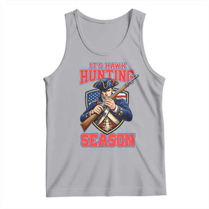 Funny New England Minutemen Football Rivarly Tank Top It Is Hawk Hunting Season TS11 Athletic Heather Print Your Wear