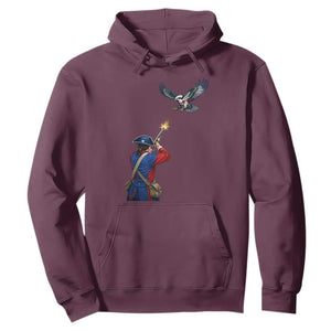 Funny Minutemen Shooting Blue and Green Hawk Football Rivalry Hoodie TS11 Maroon Print Your Wear