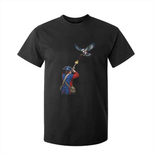 Funny Minutemen Shooting Blue and Green Hawk Football Rivalry T Shirt For Kid TS11 Black Print Your Wear