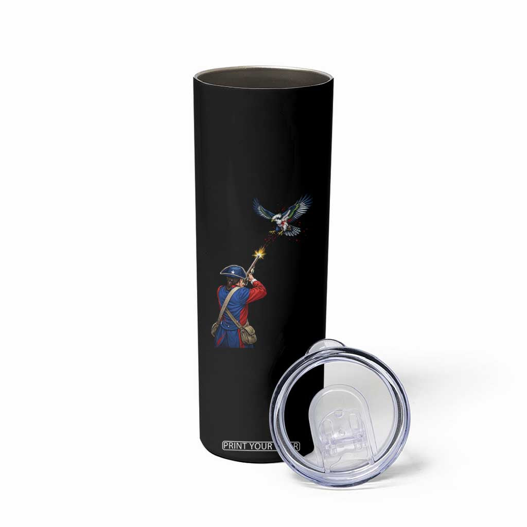 Funny Minutemen Shooting Blue and Green Hawk Football Rivalry Skinny Tumbler TS11 Print Your Wear