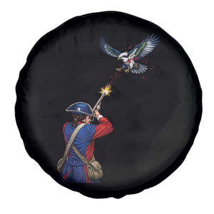 Funny Minutemen Shooting Blue and Green Hawk Football Rivalry Spare Tire Cover TS11 Print Your Wear