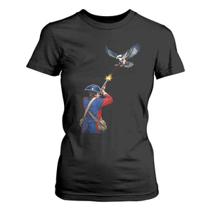 Funny Minutemen Shooting Blue and Green Hawk Football Rivalry T Shirt For Women TS11 Black Print Your Wear
