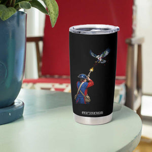 Funny Minutemen Shooting Blue and Green Hawk Football Rivalry Tumbler Cup TS11 Print Your Wear