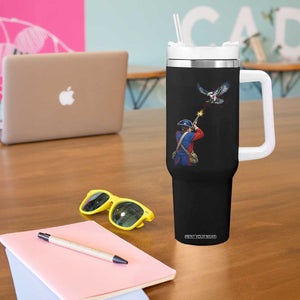 Funny Minutemen Shooting Blue and Green Hawk Football Rivalry Tumbler With Handle TS11 Print Your Wear