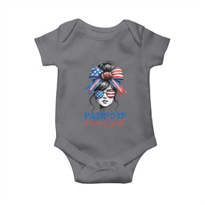 Patriots Girl Baby Onesie Funny Sport Fan New England Game Day Messy Bun TS11 Charcoal Print Your Wear