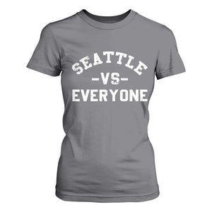 Seattle Vs Everyone T Shirt For Women Vintage Distressed Jersey Football Game Day TS11 Charcoal Print Your Wear