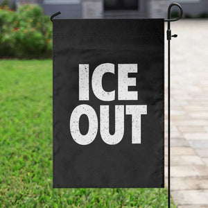 Ice Out Garden Flag Abolish Ice Protest Statement TS11 Print Your Wear