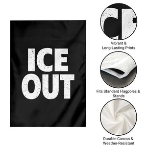 Ice Out Garden Flag Abolish Ice Protest Statement TS11 Print Your Wear
