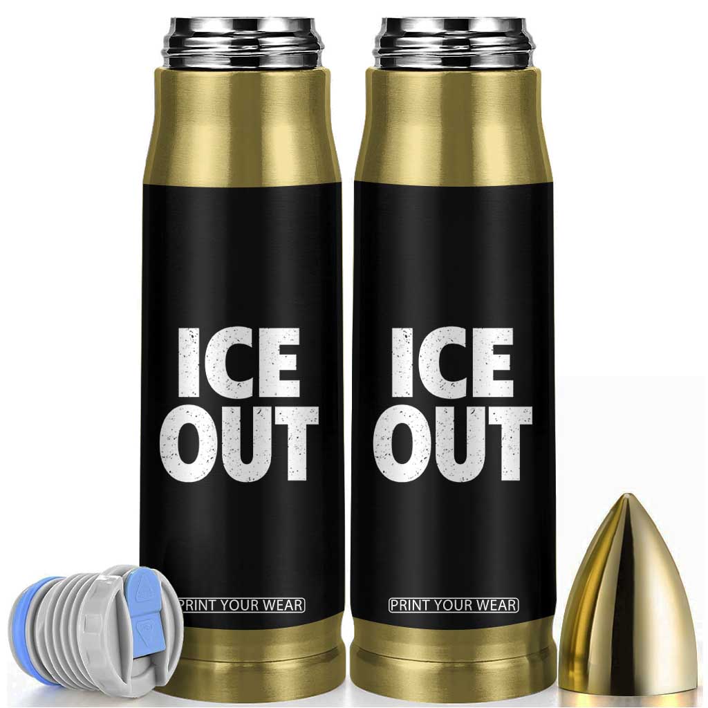 Ice Out Bullet Tumbler Abolish Ice Protest Statement TS11 Black Print Your Wear