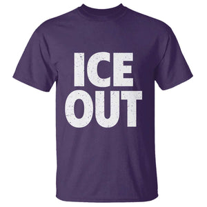 Ice Out T Shirt Abolish Ice Protest Statement TS11 Purple Print Your Wear
