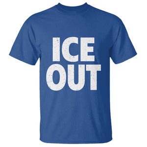 Ice Out T Shirt Abolish Ice Protest Statement TS11 Royal Blue Print Your Wear