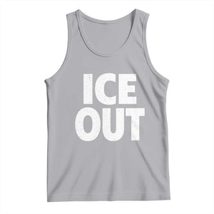 Ice Out Tank Top Abolish Ice Protest Statement TS11 Athletic Heather Print Your Wear
