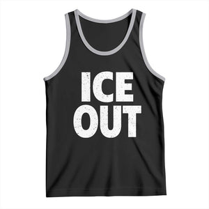 Ice Out Tank Top Abolish Ice Protest Statement TS11 Black Athletic Heather Print Your Wear