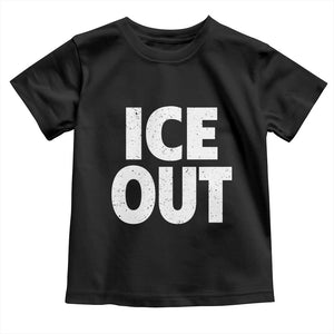 Ice Out Toddler T Shirt Abolish Ice Protest Statement TS11 Black Print Your Wear