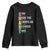 SMART Stay Focused Mark The Right Choice Youth Sweatshirt Test Day Teacher TS11 Black Print Your Wear