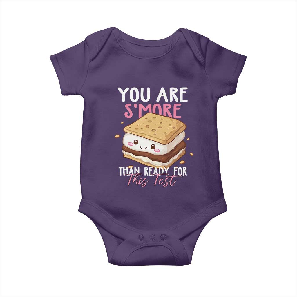 Funny You Are S'more Than Ready For This Test Baby Onesie Test Day Teacher TS11 Purple Print Your Wear