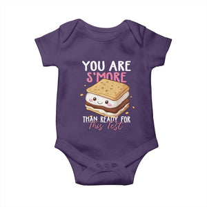 Funny You Are S'more Than Ready For This Test Baby Onesie Test Day Teacher TS11 Purple Print Your Wear