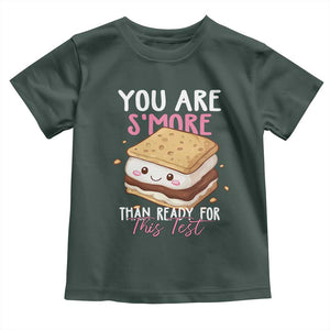 Funny You Are S'more Than Ready For This Test Toddler T Shirt Test Day Teacher TS11 Dark Forest Green Print Your Wear