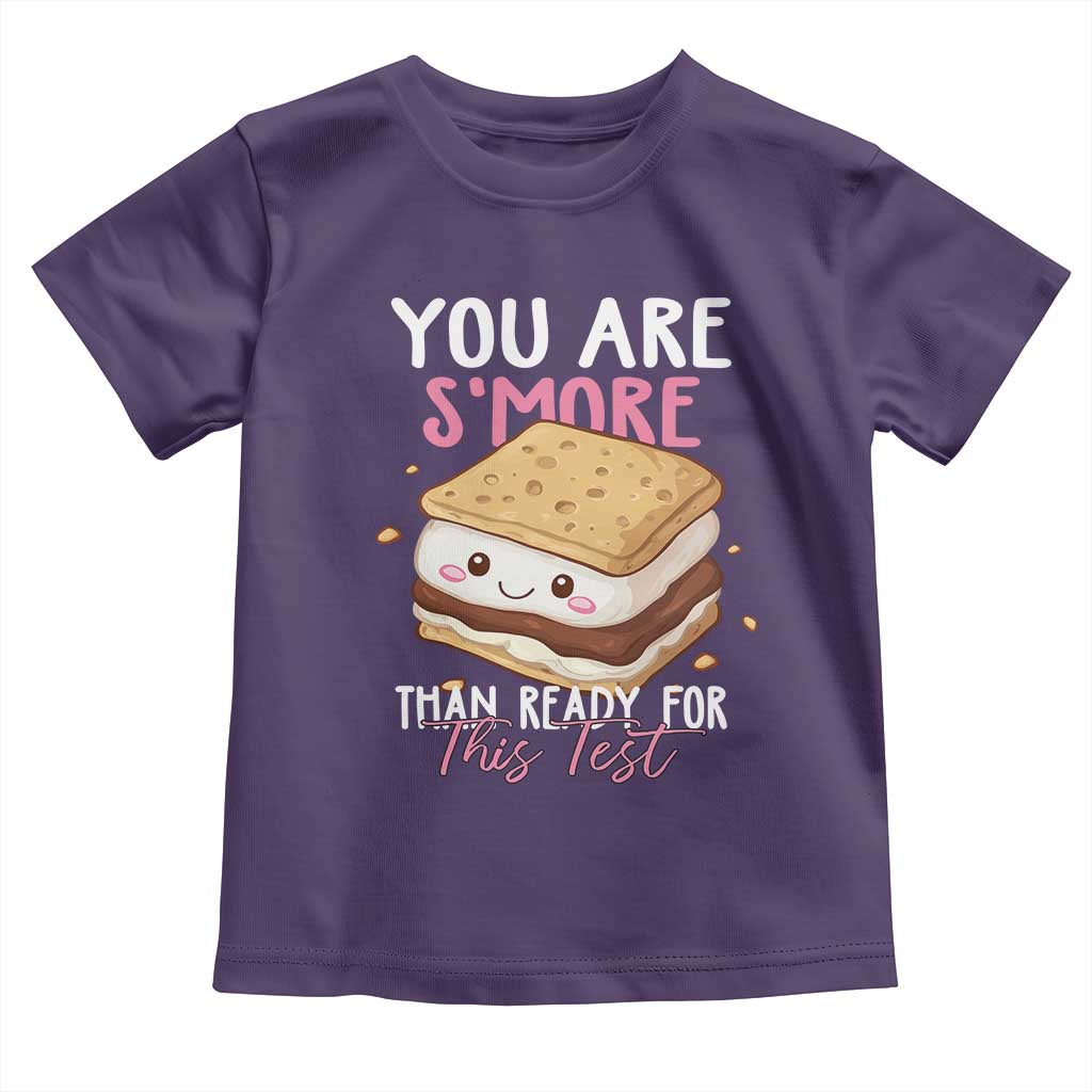 Funny You Are S'more Than Ready For This Test Toddler T Shirt Test Day Teacher TS11 Purple Print Your Wear