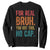Funny Test Day For Real Bruh You Got This No Cap Sweatshirt Testing Day Motivation TS11 Black Print Your Wear