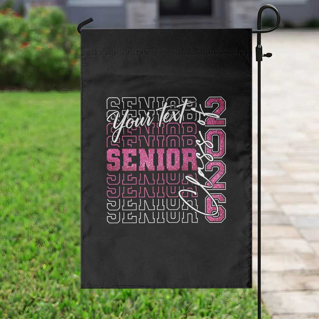 Personalized Senior 2026 Garden Flag Custom Text Class Of 2026 Graduation Glitter Print TS11 Print Your Wear