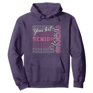 Personalized Senior 2026 Hoodie Custom Text Class Of 2026 Graduation Glitter Print TS11 Purple Print Your Wear