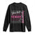 Personalized Senior 2026 Long Sleeve Shirt Custom Text Class Of 2026 Graduation Glitter Print TS11 Black Print Your Wear