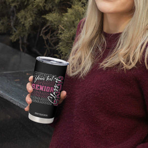 Personalized Senior 2026 Tumbler Cup Custom Text Class Of 2026 Graduation Glitter Print TS11 Print Your Wear