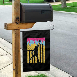 Basketball Ice Cream Drip American Flag Youth Players Garden Flag TS11 Print Your Wear