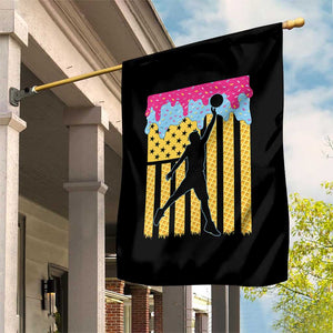 Basketball Ice Cream Drip American Flag Youth Players Garden Flag TS11 Print Your Wear