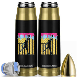 Basketball Ice Cream Drip American Flag Youth Players Bullet Tumbler TS11 Black Print Your Wear