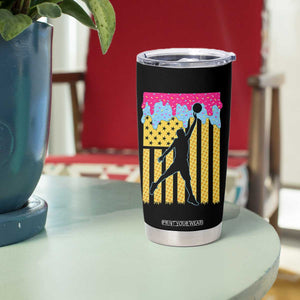 Basketball Ice Cream Drip American Flag Youth Players Tumbler Cup TS11 Print Your Wear