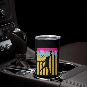 Basketball Ice Cream Drip American Flag Youth Players Tumbler Cup TS11 Print Your Wear