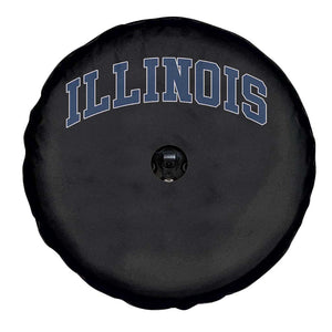 Illinois Sports Fan Vintage Bold Throwback IL State Spare Tire Cover TS11 Print Your Wear