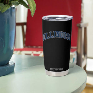 Illinois Sports Fan Vintage Bold Throwback IL State Tumbler Cup TS11 Print Your Wear