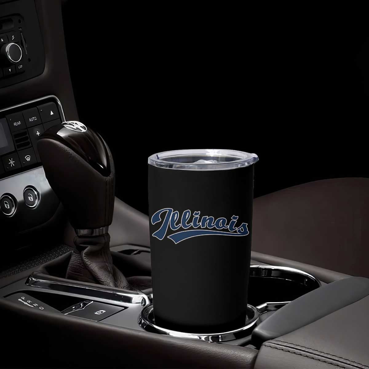 Illinois Varsity Script Classic Sports Jersey Style Tumbler Cup TS11 Print Your Wear