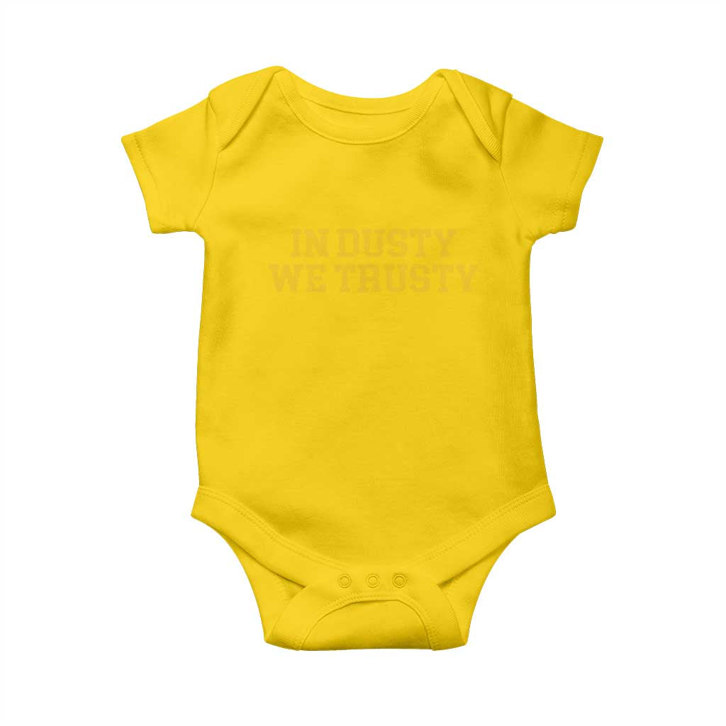 In Dusty We Trusty Baby Onesie Michigan State Basketball Quote TS11 Daisy Print Your Wear