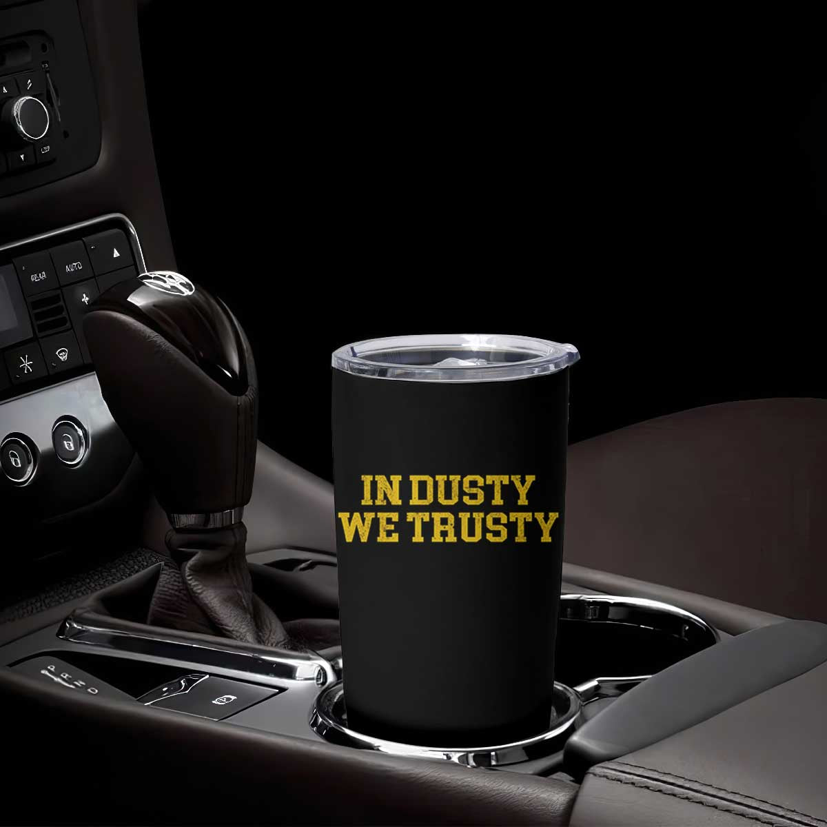 In Dusty We Trusty Tumbler Cup Michigan State Basketball Quote TS11 Print Your Wear