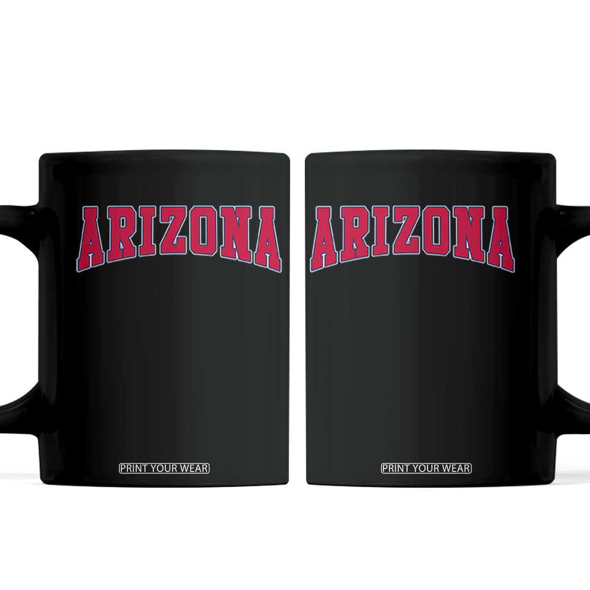 Arizona Sports Fan Vintage Bold Throwback AZ State Coffee Mug TS11 Black Print Your Wear