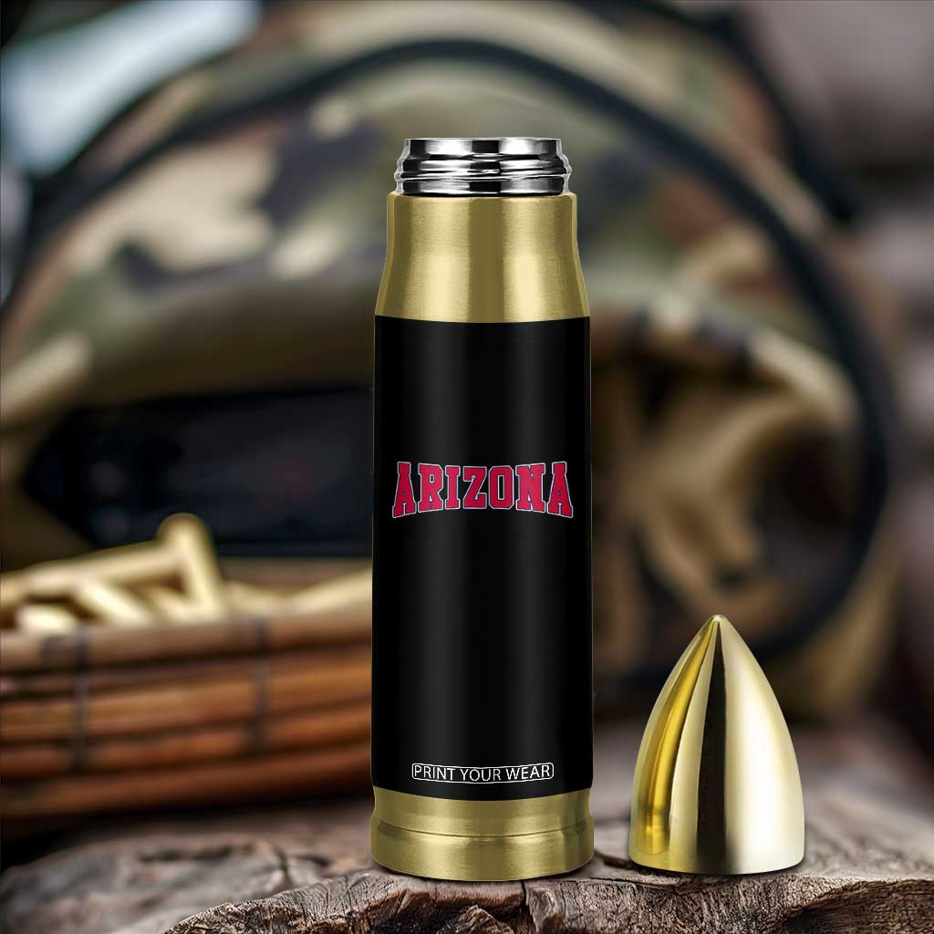 Arizona Sports Fan Vintage Bold Throwback AZ State Bullet Tumbler TS11 Print Your Wear