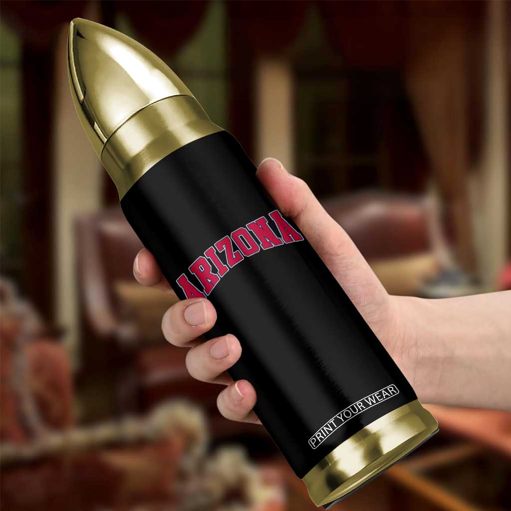 Arizona Sports Fan Vintage Bold Throwback AZ State Bullet Tumbler TS11 Print Your Wear