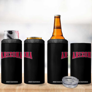 Arizona Sports Fan Vintage Bold Throwback AZ State 4 in 1 Can Cooler Tumbler TS11 Print Your Wear