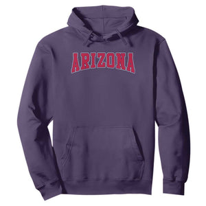 Arizona Sports Fan Vintage Bold Throwback AZ State Hoodie TS11 Purple Print Your Wear