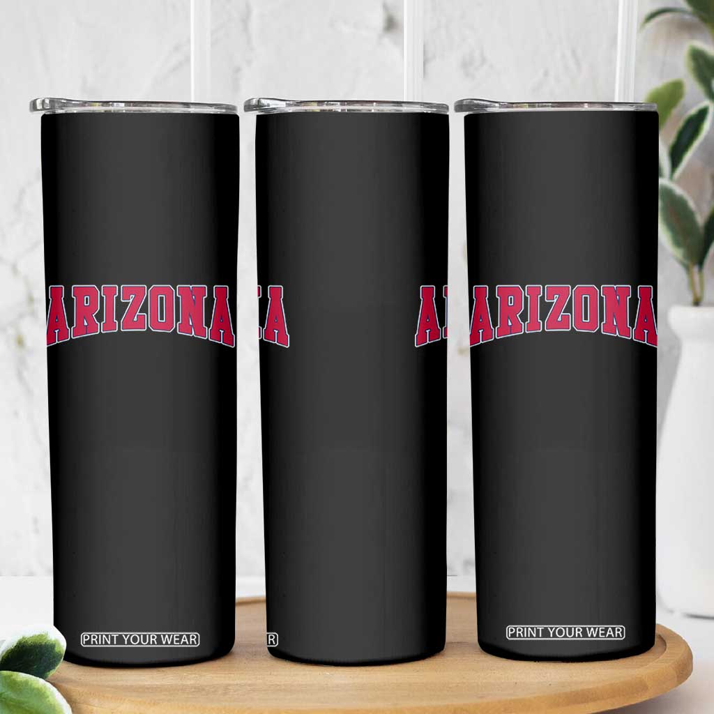 Arizona Sports Fan Vintage Bold Throwback AZ State Skinny Tumbler TS11 Print Your Wear