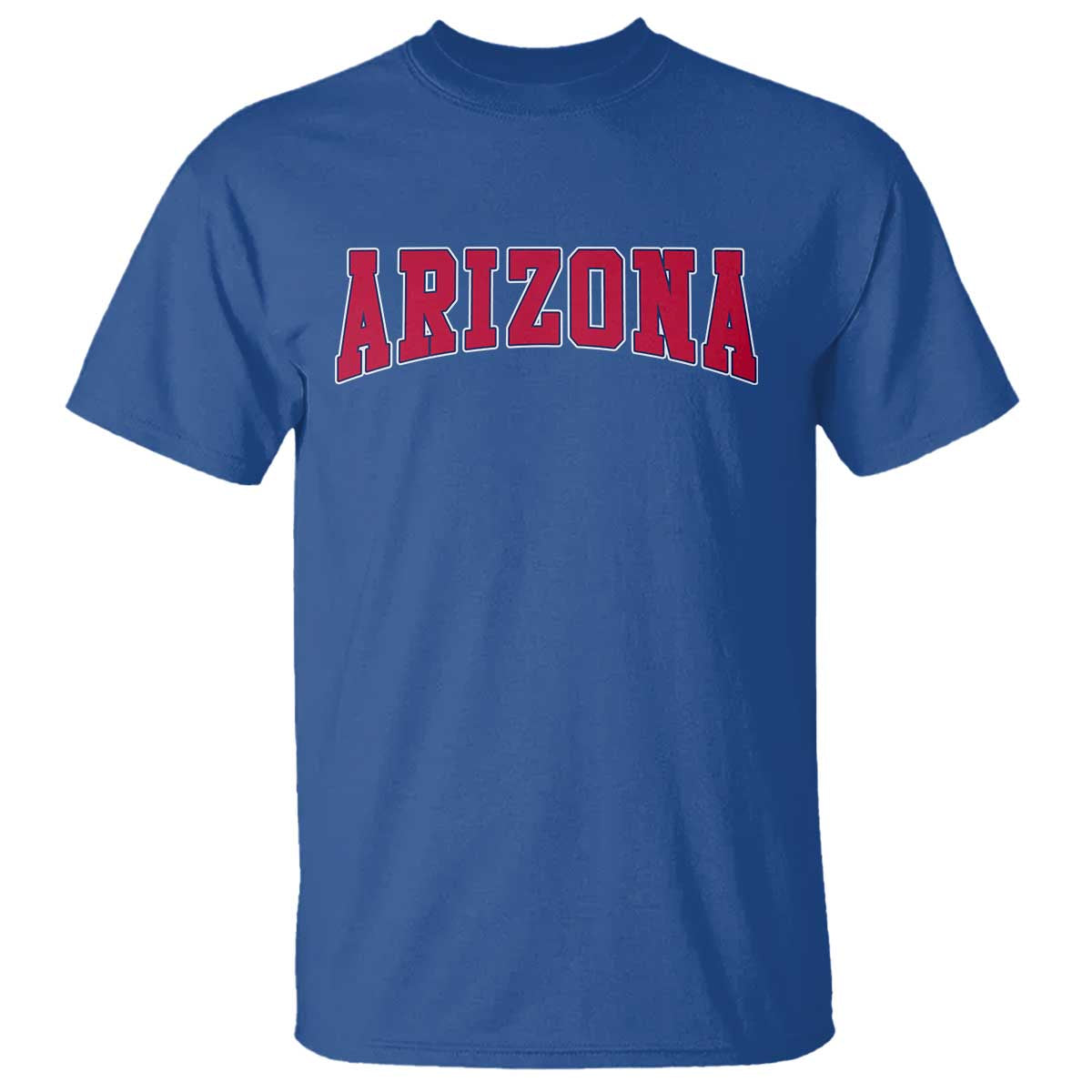 Arizona Sports Fan Vintage Bold Throwback AZ State T Shirt TS11 Royal Blue Print Your Wear