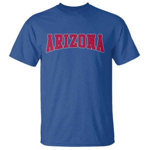 Arizona Sports Fan Vintage Bold Throwback AZ State T Shirt TS11 Royal Blue Print Your Wear