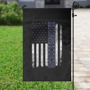 Husky Lover Sports Varsity Aesthetic Letters Vintage American Flag Garden Flag TS11 Print Your Wear