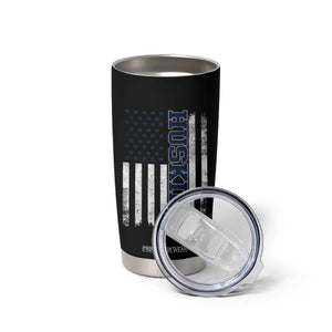 Husky Lover Sports Varsity Aesthetic Letters Vintage American Flag Tumbler Cup TS11 Print Your Wear