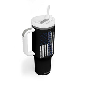 Husky Lover Sports Varsity Aesthetic Letters Vintage American Flag Tumbler With Handle TS11 Print Your Wear